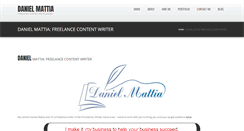 Desktop Screenshot of danmattia.com